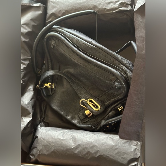 Chloe Medium Paraty Shoulder Bag, Black Authentic - Picture 16 of 17